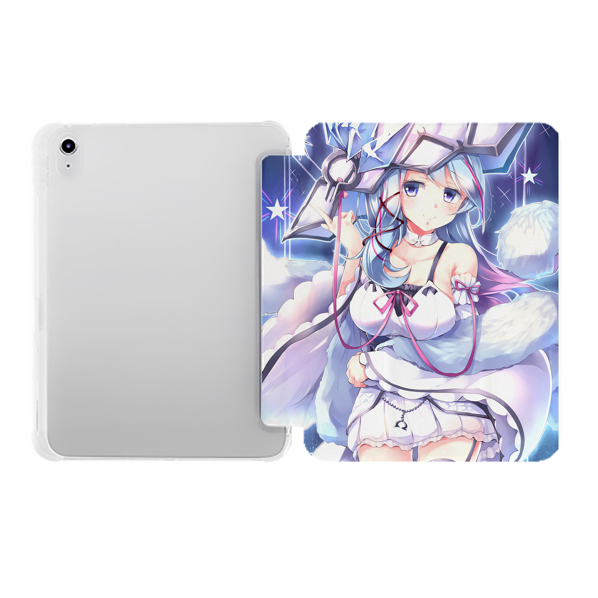 （画像用） 遊☆戯☆王 Yu-Gi-Oh! IPad ケース ペン収納付き 三つ折りスタンド PUレザー×シリコン 対応機種9.5/10.5/10.9インチ